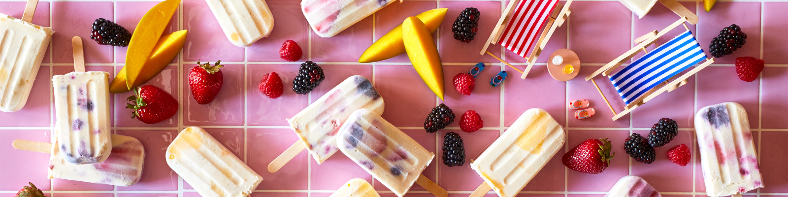 Fruit & Yogurt Popsicles