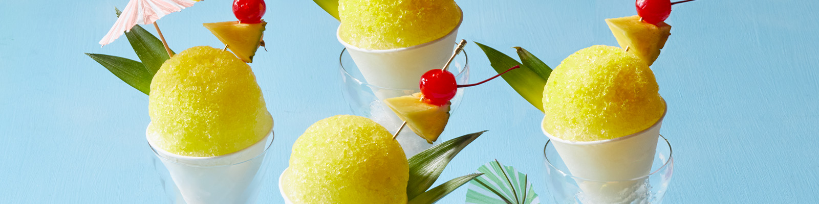 Pina Colada Snow Cones