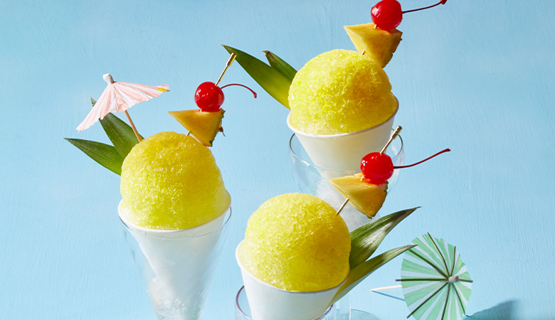 Pina Colada Snow Cones