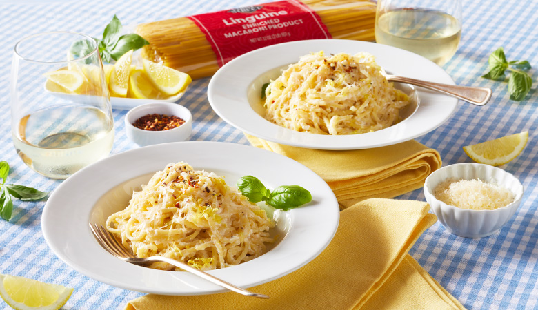 Creamy Lemon Ricotta Linguine