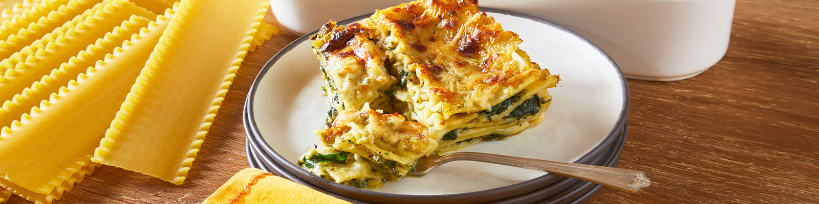 White Pesto Lasagna