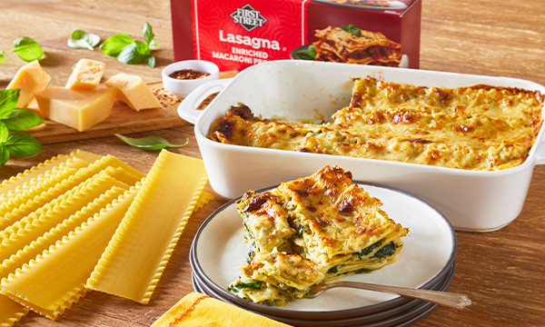 White Pesto Lasagna
