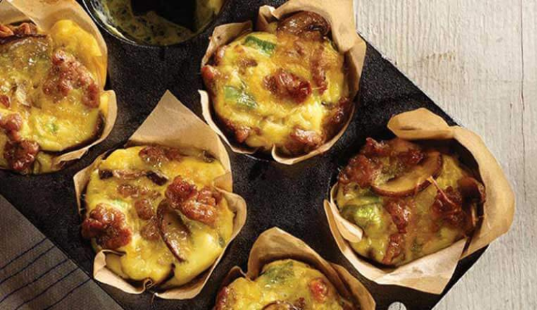 Mini Sausage Quiche