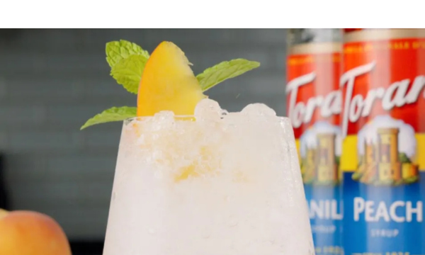Peach Vanilla Mocktail