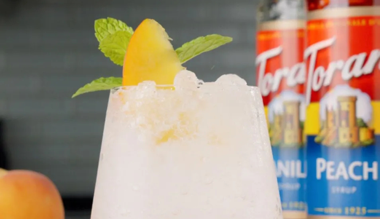 Peach Vanilla Mocktail