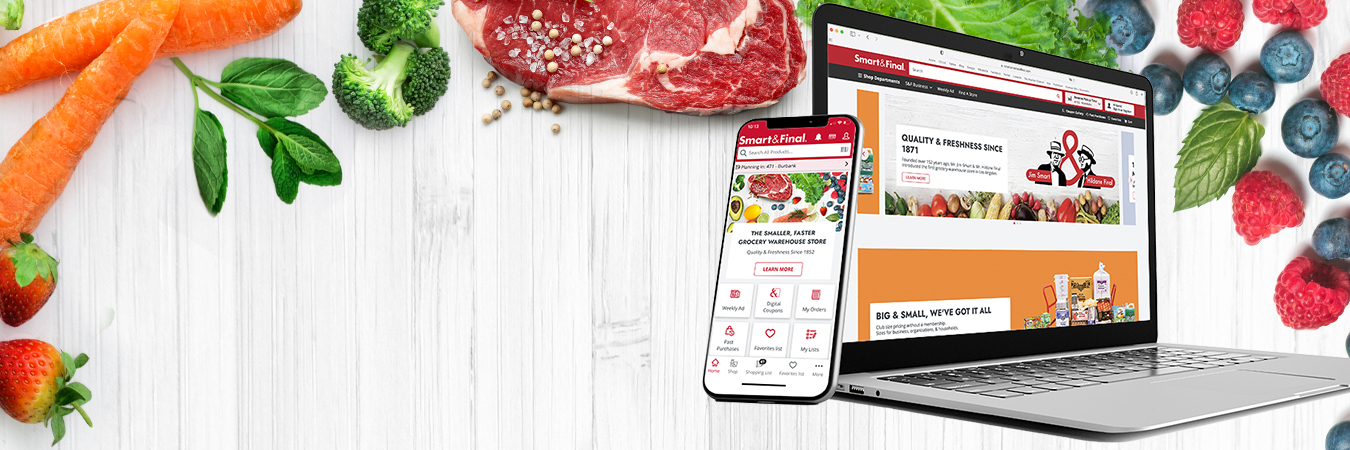 Online grocery shopping & delivery. Digital Coupons. Order Grocery Online -  Smart and Final