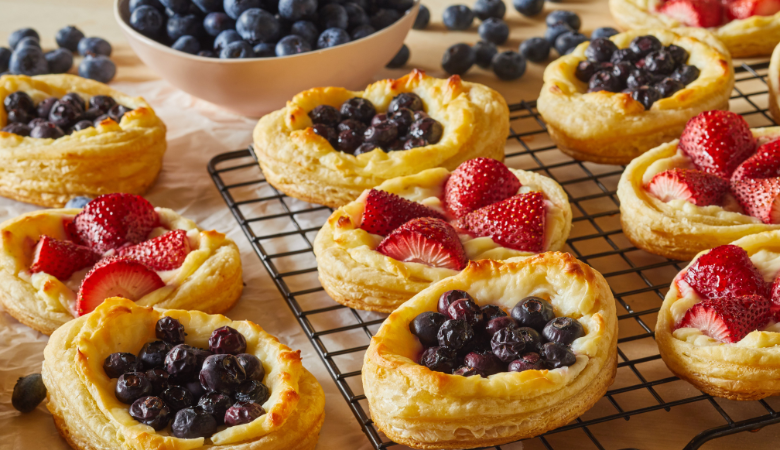 Fruit & Cream Cheese Danish Pastry