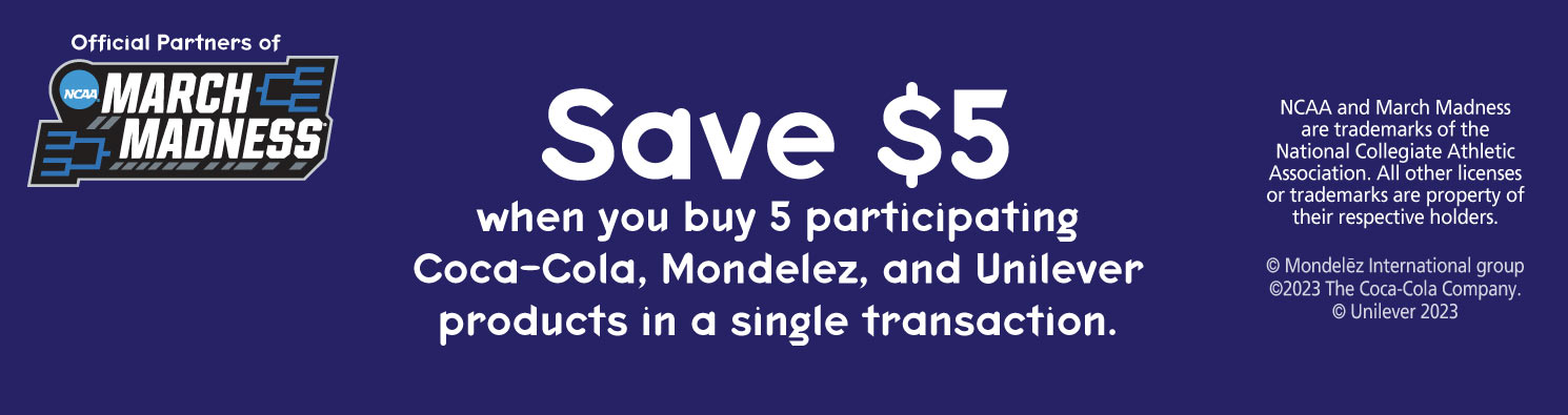 coke unilever and mondelez celebrate march madness with savings for you