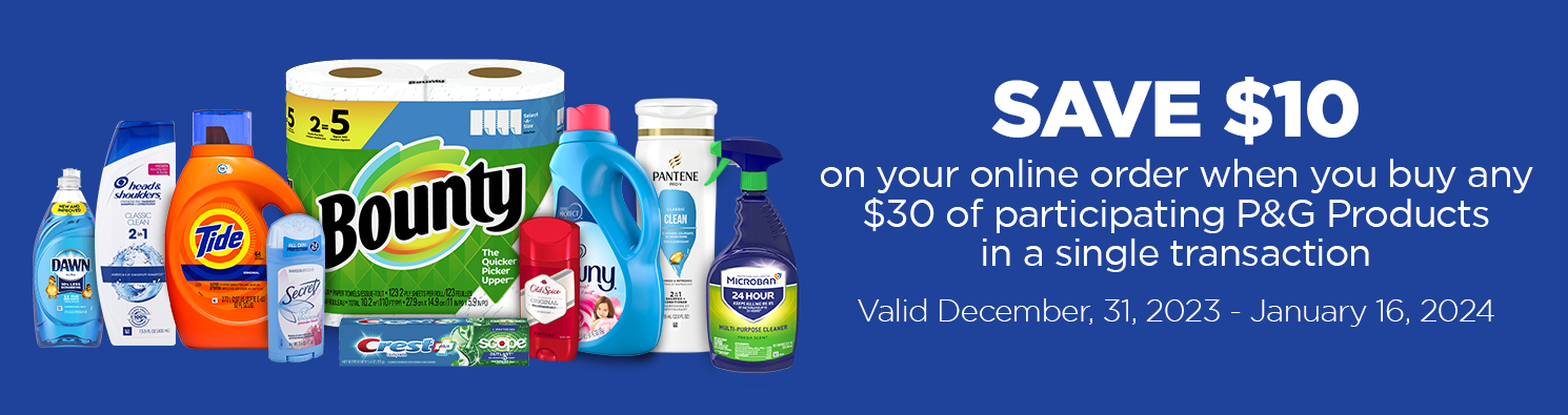 Save on Procter & Gamble Products