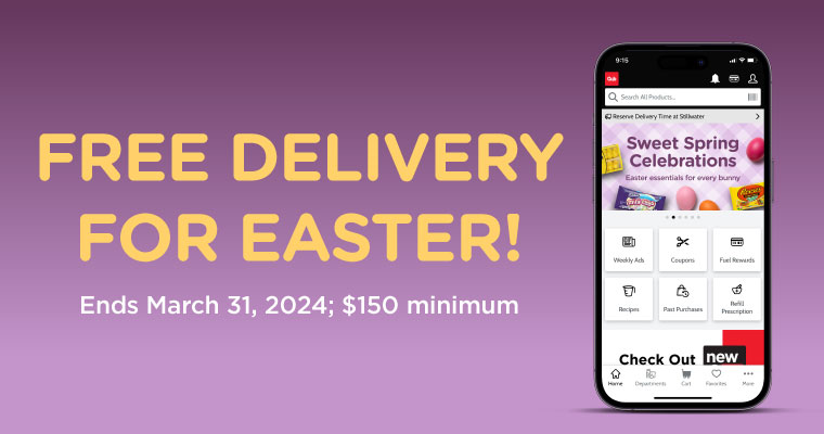 free delivery for easter