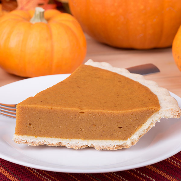 slice of pumpkin pie