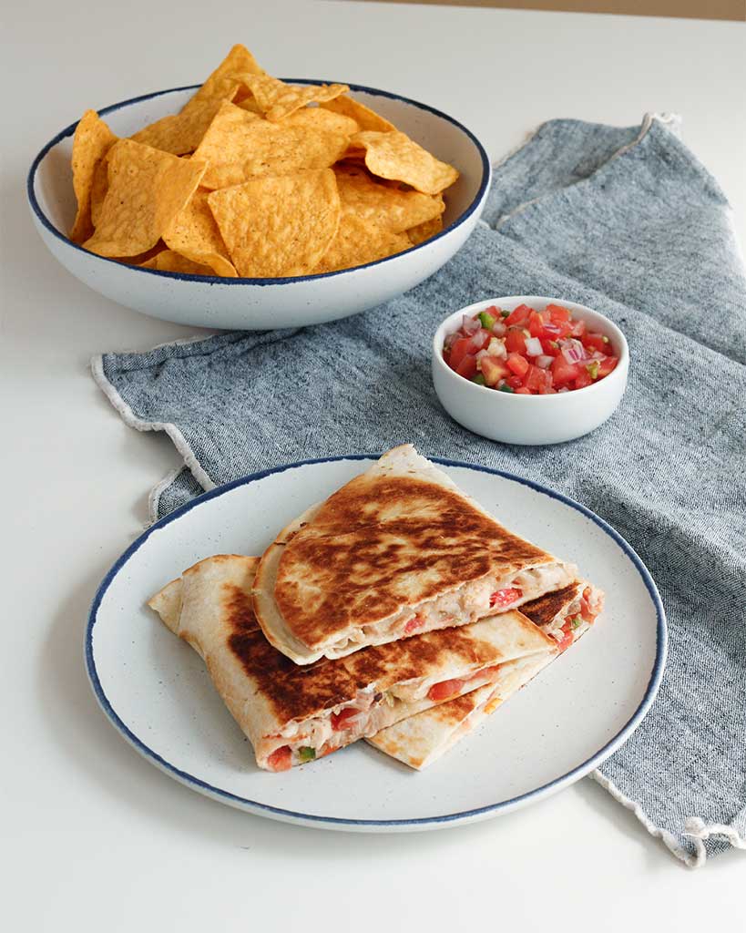 Cheesy Chicken Quesadillas