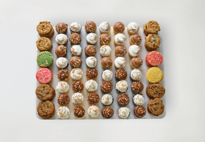 mini cupcakes and cookie bundle