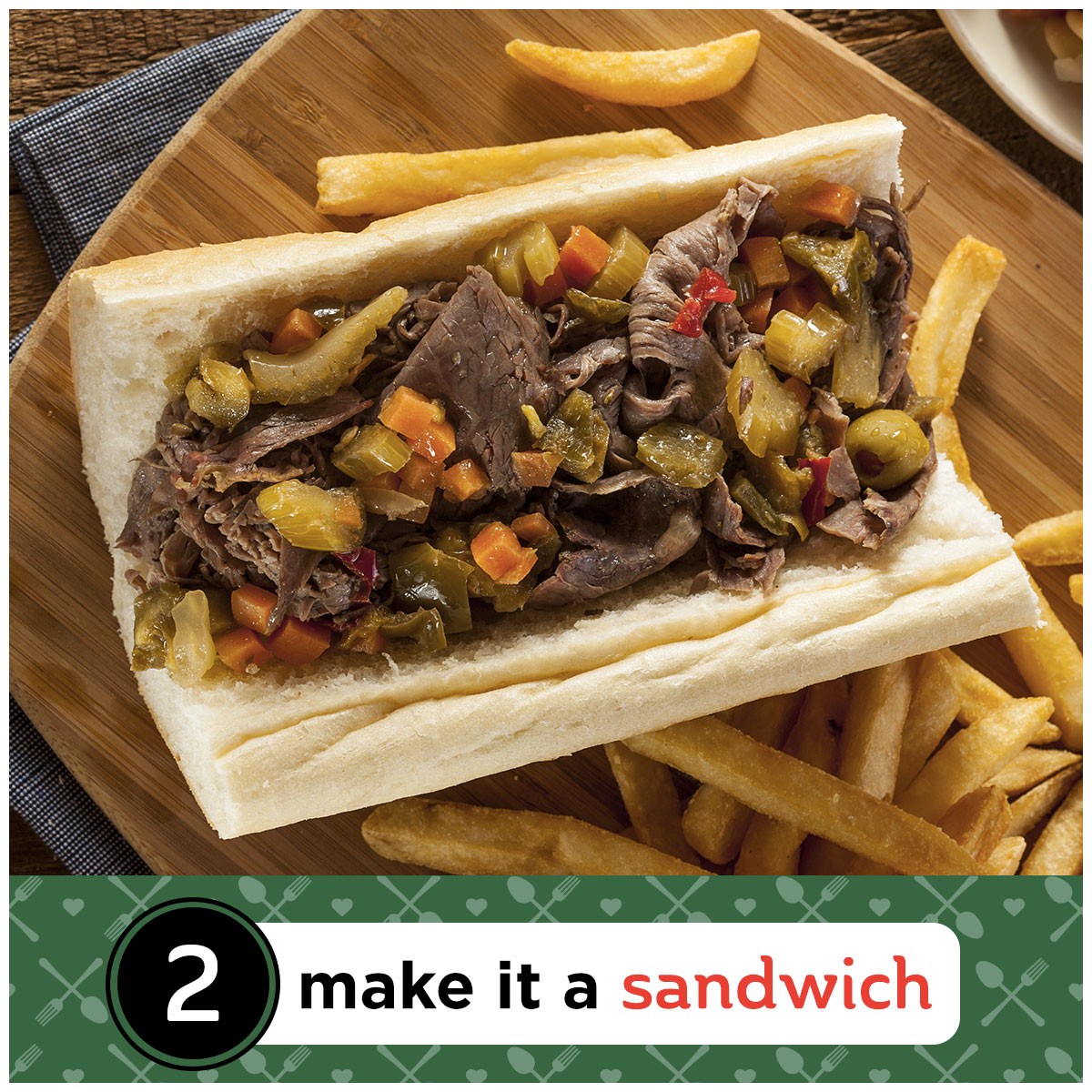make it a sandwich