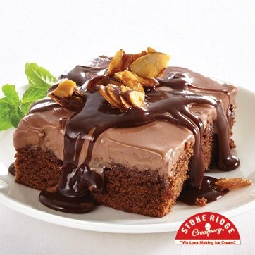 Chocolate Almond Fudge Brownie Dessert