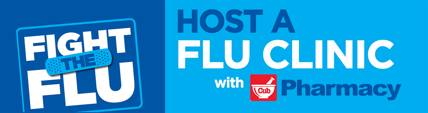 host a free flu clinic with cub's help