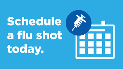 schedule a flu shot today