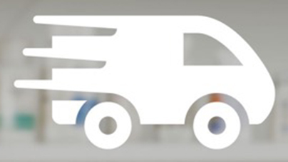 Illustration of delivery vehicle