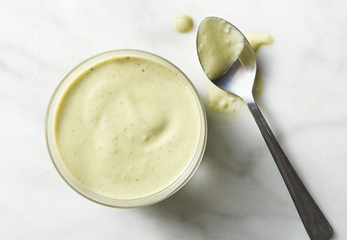 creamy pesto dressing