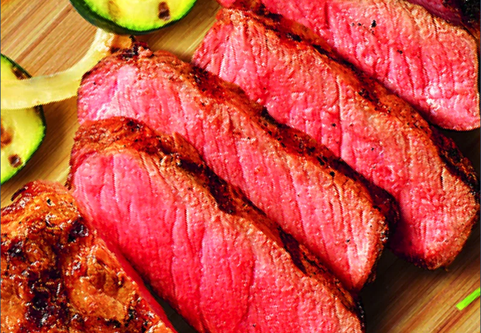 Garlic, Onion, & Paprika-Infused Strip Steak with Kingsford® Signature Flavors