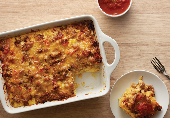 Southwest Breakfast Casserole