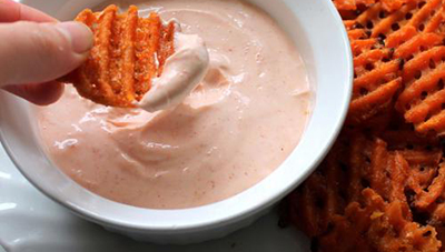 Sriracha Sour Cream Dipping Sauce