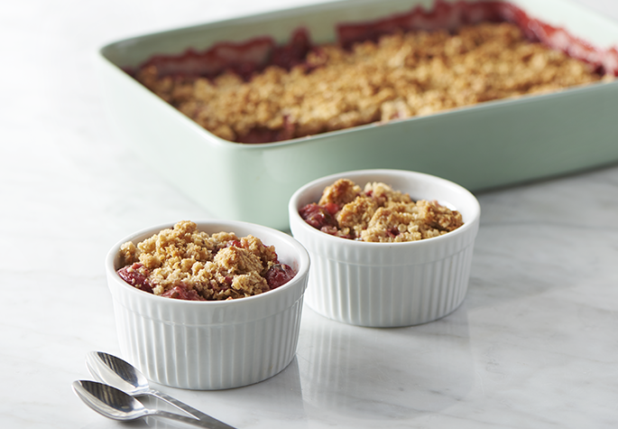 Strawberry-Basil Crumble