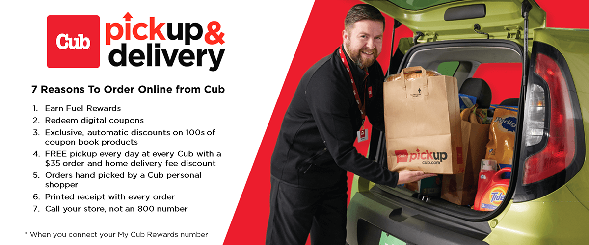 Pickup & Delivery Order Online Cub