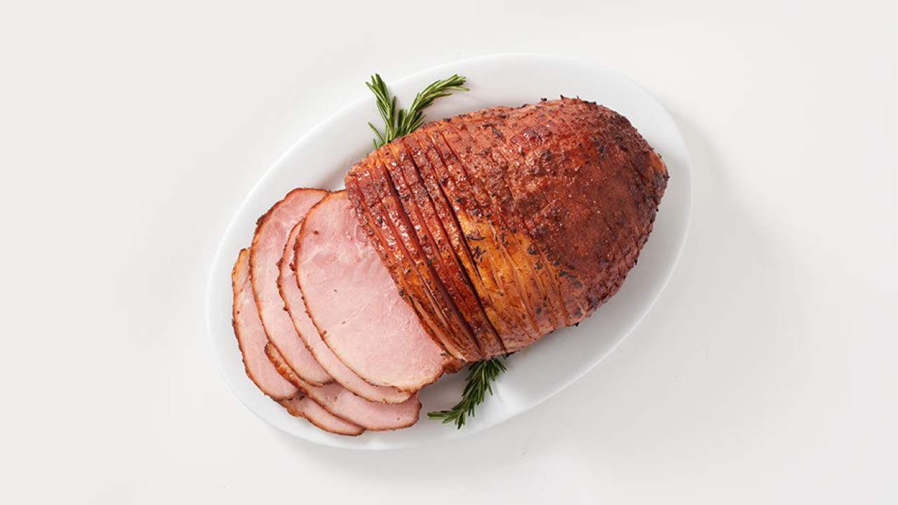 sliced ham