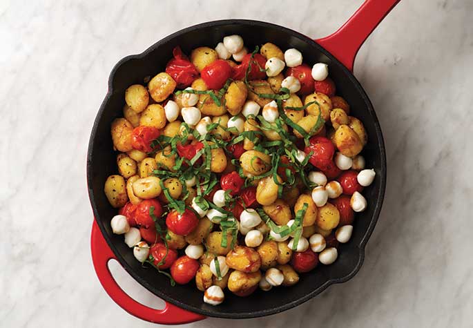 Caprese Skillet Gnocchi recipe