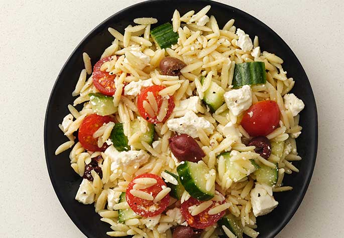 Make-Ahead Greek Orzo Pasta Salad recipe