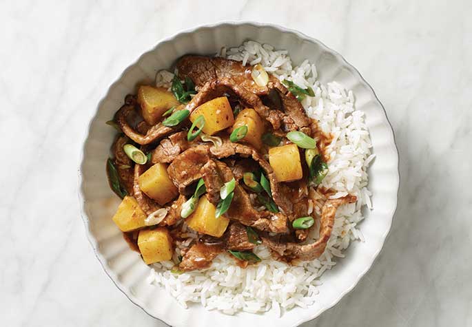 Pineapple Beef Stir-Fry recipe