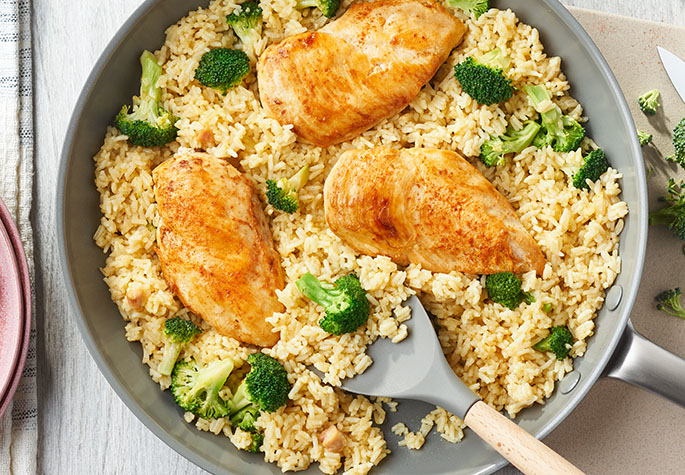 15-Minute Chicken & Rice Dinner