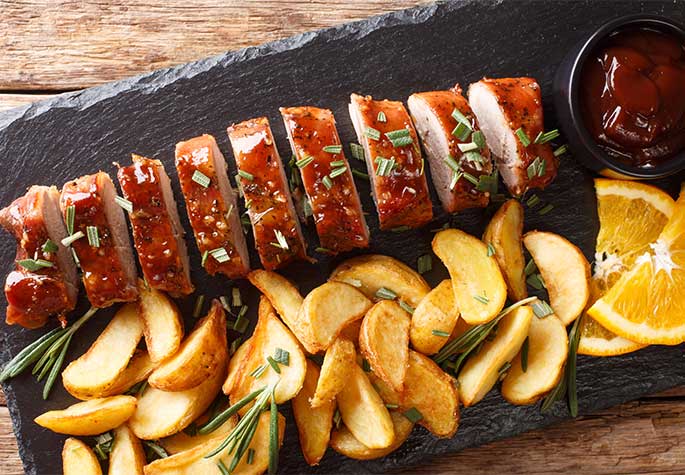 Apricot Rosemary Pork Tenderloin