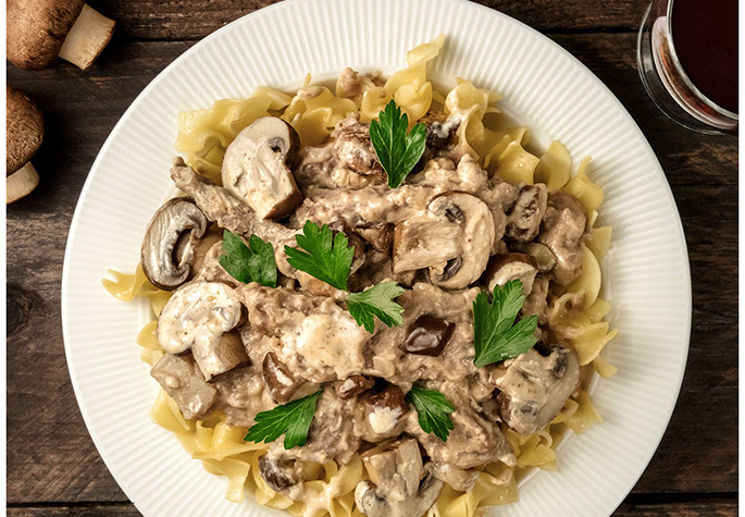 Beef Stroganoff