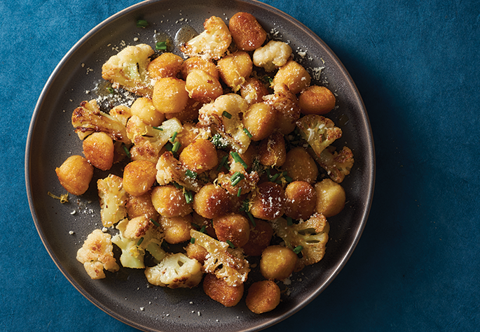 caramelized cauliflower brown butter gnocchi