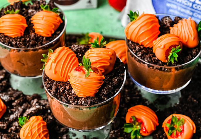 Carrot Patch Dirt Cups