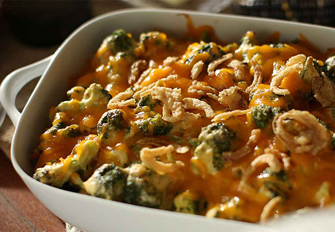 cheesy broccoli casserole recipe