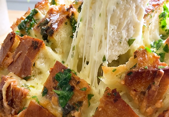 Roasted Garlic Cheese Bread - Better Than Bouillon