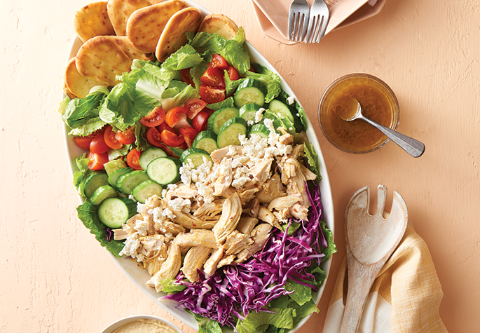 Chicken Shawarma Cobb Salad recipe