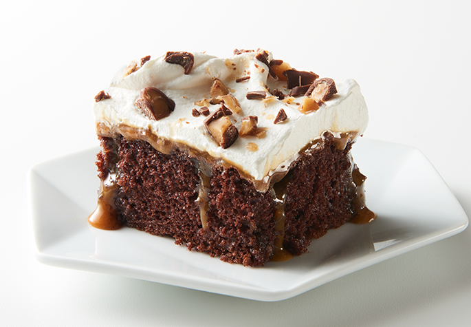 Chocolate Caramel Poke Cake recipe