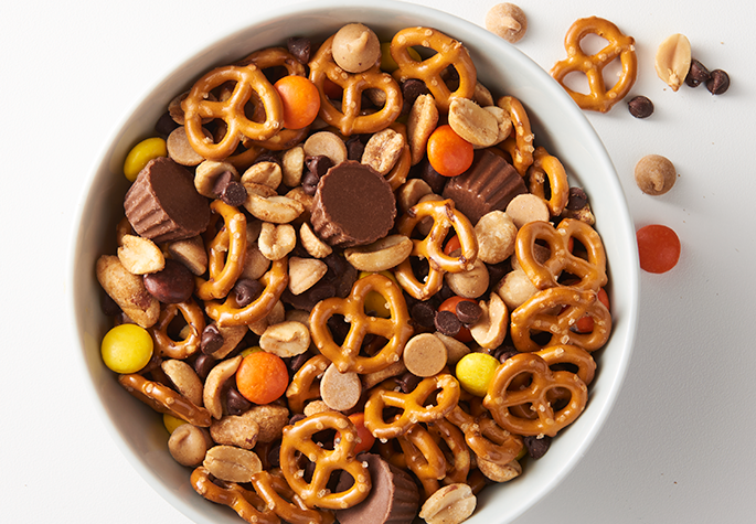 Chocolate Peanut Butter Lovers Trail Mix recipe