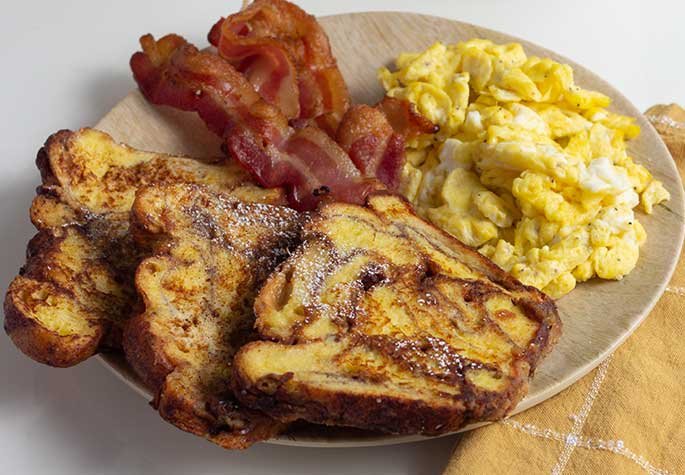 Cub's Chunky Cinnamon Bread French Toast