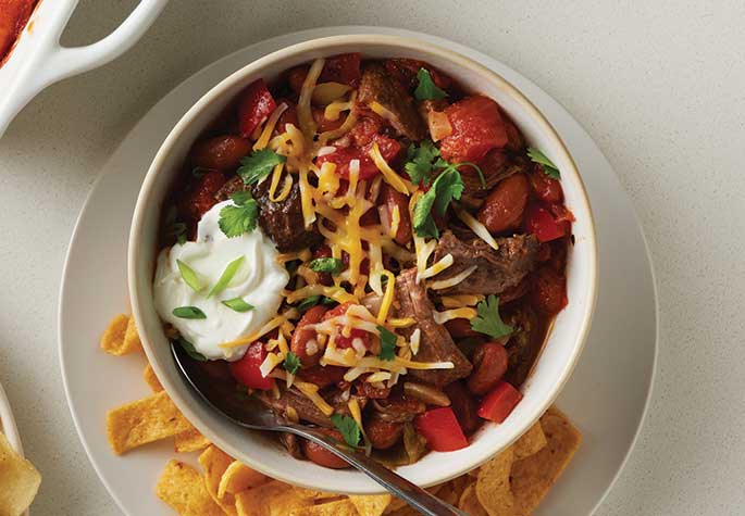 easy beefy chili recipe