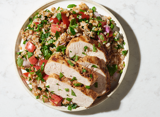 Grilled Tabbouleh Chicken