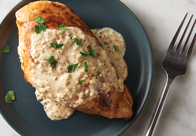 Mustard-Cream Pan Sauce