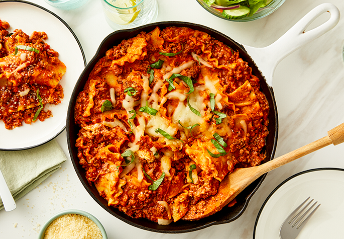 one pot skillet lasagna