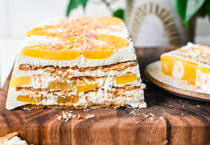 Piña Colada Icebox Cake