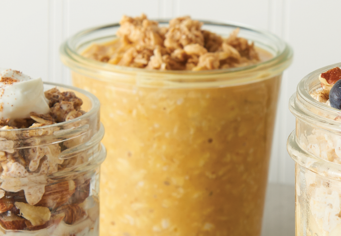 pumpkin pie overnight oats recipe