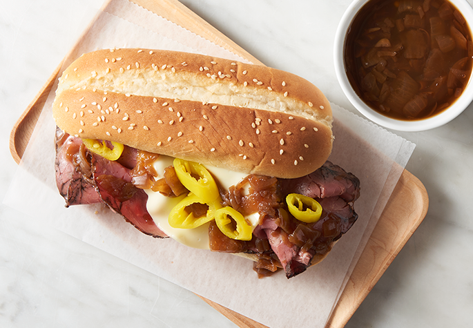 Roast Beef and Provolone Sandwiches recipe